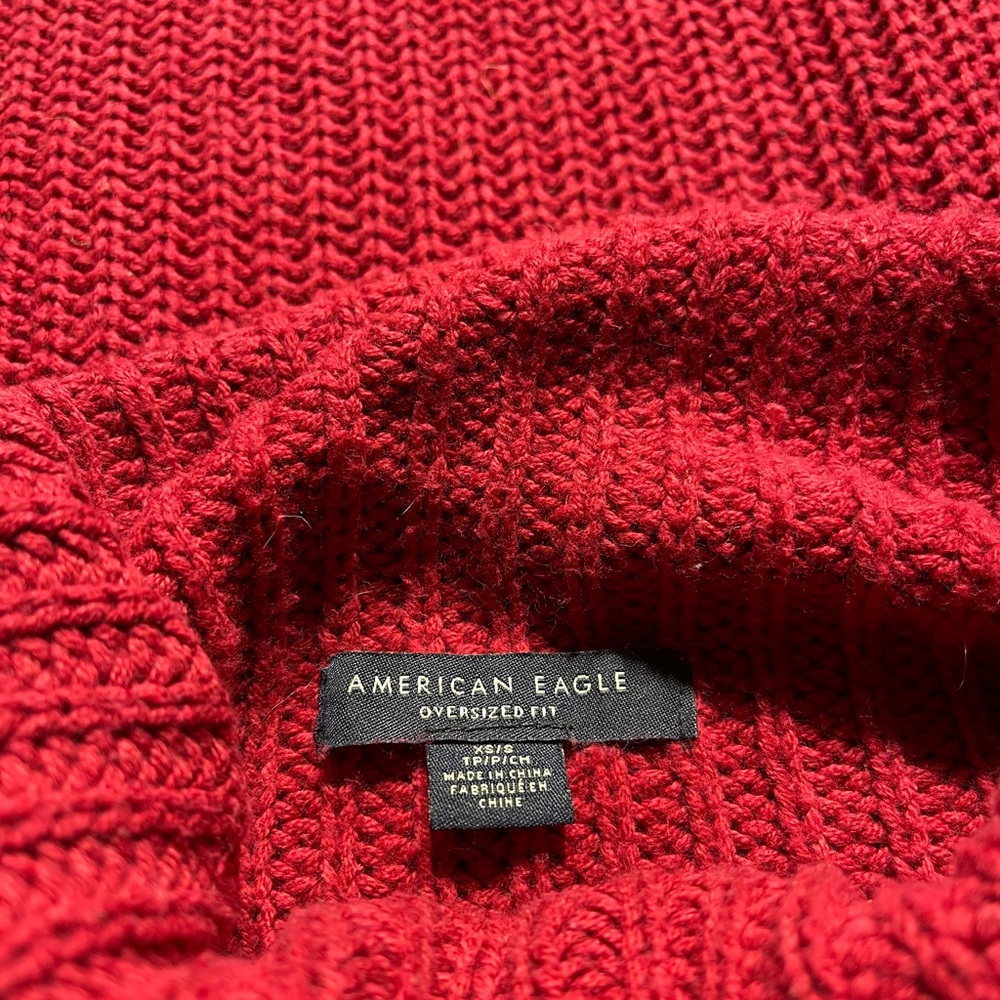 Oversized knit sweater